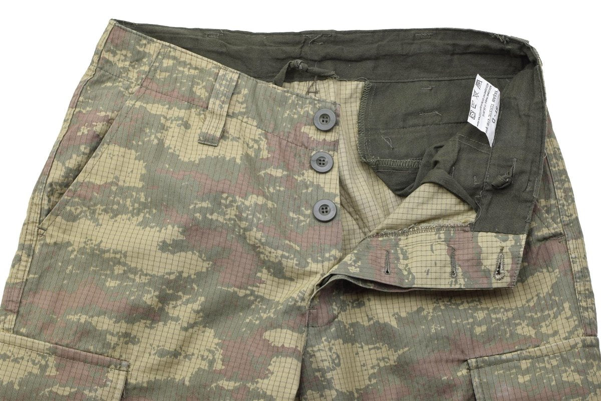 Original Turkish Military Field Pants Ripstop Army Issued M2008 Camo Used
