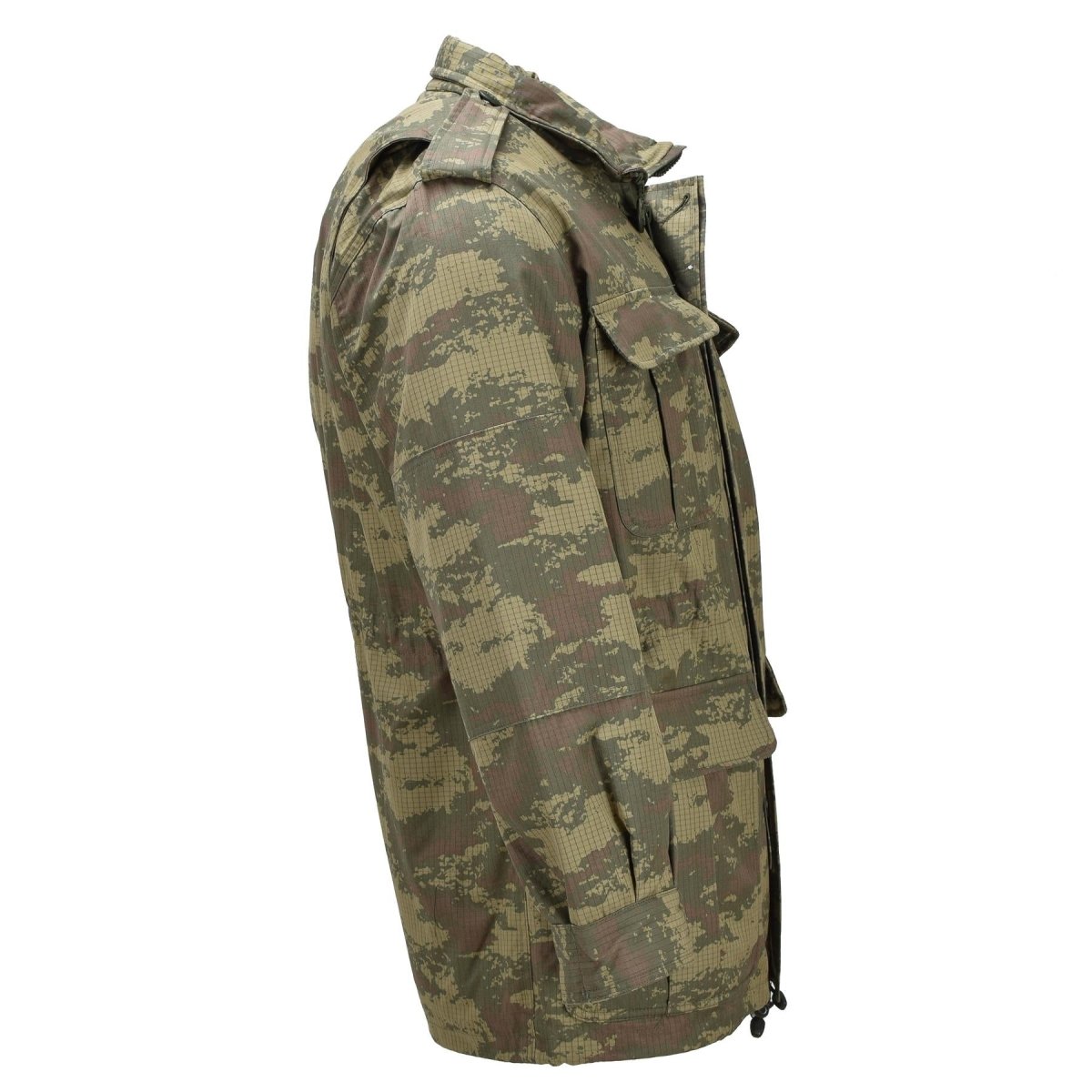 Original Turkish Military Field Parka Ripstop Fleece Lining M2008 Camo