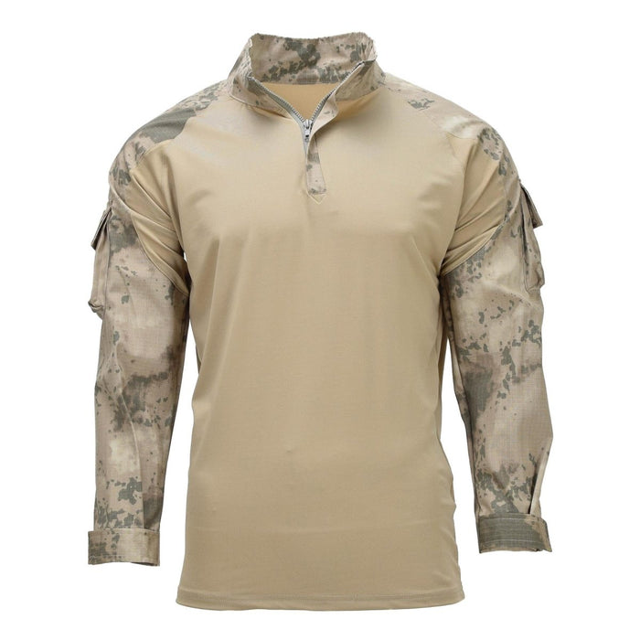 Original Turkish Military Tactical Combat Shirt Long Sleeves, M2021 Camouflage, UBAC Shirts - GoMilitar