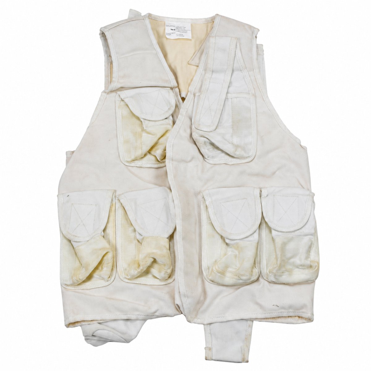 Original Turkish Military Tactical Vest Multi Pouch Field Utility White