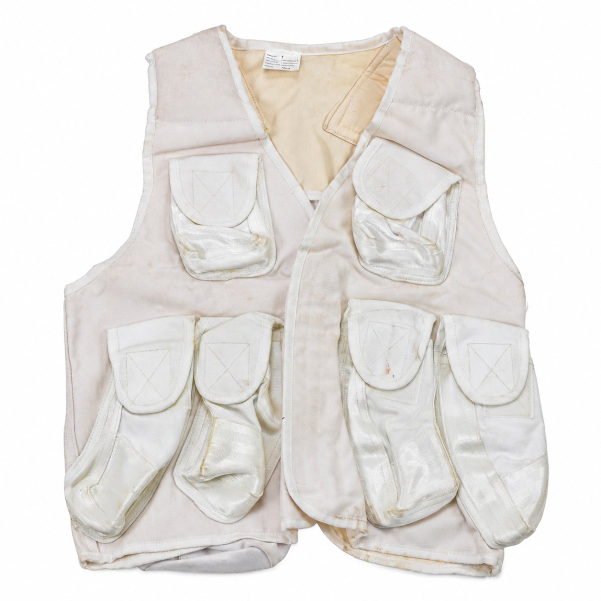 Original Turkish Military Tactical Vest Multi Pouch Field Utility White