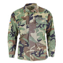 Original U.S. military jacket ripstop woodland camouflage BDU troops shirt - GoMilitar