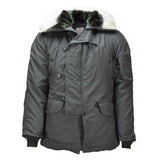 Original US Military N-3B Cold Weather Parka Wind Weather Resistant Olive