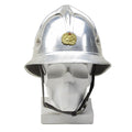 Original Yugoslavia military gray aluminum fireman helmet red start badge army