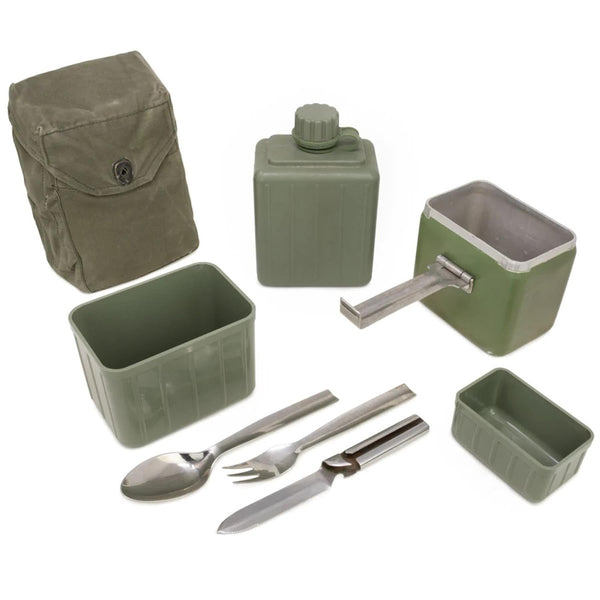 Original Yugoslavian mess kit. Army military mess kit canteen cutlery