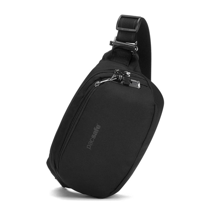 Pacsafe Vibe 100 Shoulder Bag 4L Water Repellent Anti Theft Hip Pack Stealth - GoMilitar