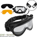 Paulson 510 A-TAC Tactical Goggle Transparent Polycarbonate Dual Lens