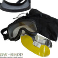 Paulson 510 A-TAC Tactical Goggle Transparent Polycarbonate Dual Lens