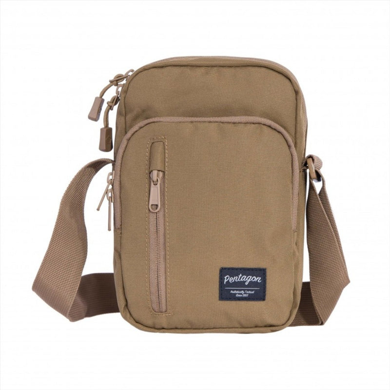 PENTAGON Kleos Messenger Bag 2.5L Compact Shoulder Bag Organizer Utility Pocket