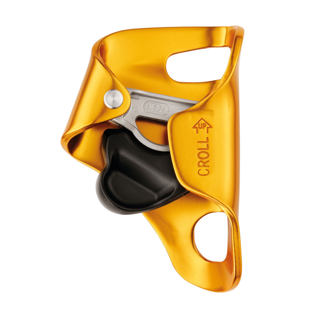 PETZL CROLL L Chest Ascender 8–13 mm Rope Clamp Climbing Aluminium