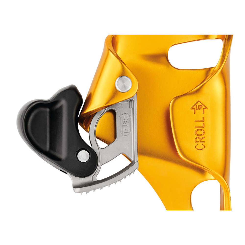PETZL CROLL L Chest Ascender 8–13 mm Rope Clamp Climbing Aluminium