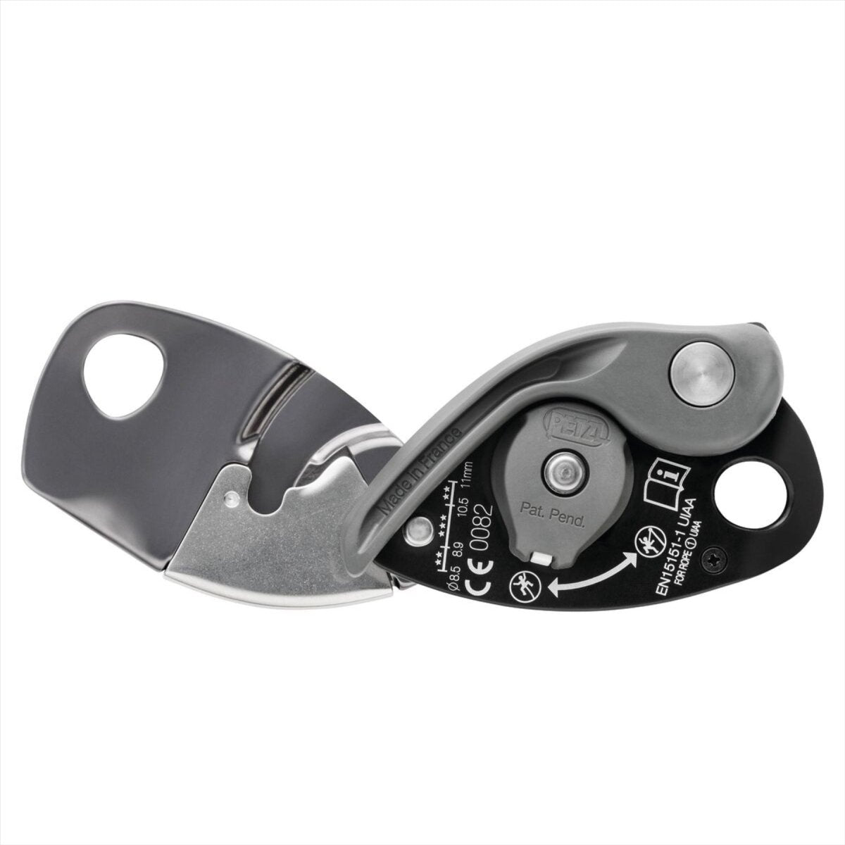PETZL GRIGRI® + Belay Device Assisted Braking 8.5-11 mm Ropes Climbing Purple