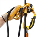 PETZL ROLLCLIP A Pullet Carabiner Non Locking Keylock System Climbing Yellow - GoMilitar