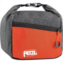 PETZL SAKAB Chalk Bag Durable Magnetic Roll Top Closure Multiple Pockets Gray
