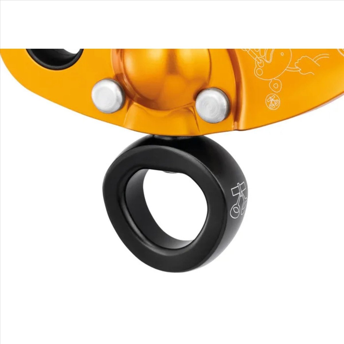 Petzl ZigZag Plus Descender Mechanical Prusik Tree Climbing CE 0082 Orange