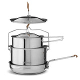 Primus CampFire Cooking set stainless steel all-in-one hiking camping cookware