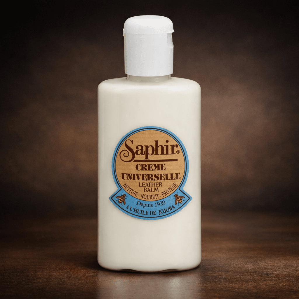 Saphir Universal Cream Leather Conditioner Care Shoes Bags Smooth Leather 150ml
