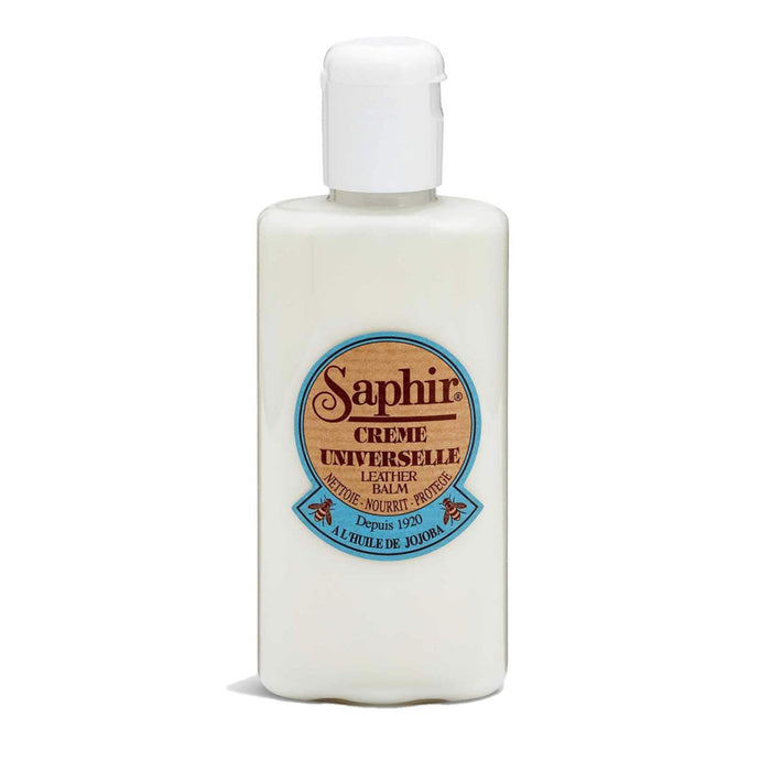 Saphir Universal Cream Leather Conditioner Care Shoes Bags Smooth Leather 150ml - GoMilitar