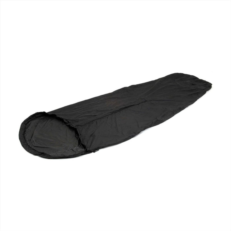 Snugpak Bivvi Bag Half Length Front Zipper Water Resistant Sleeping Bag Black
