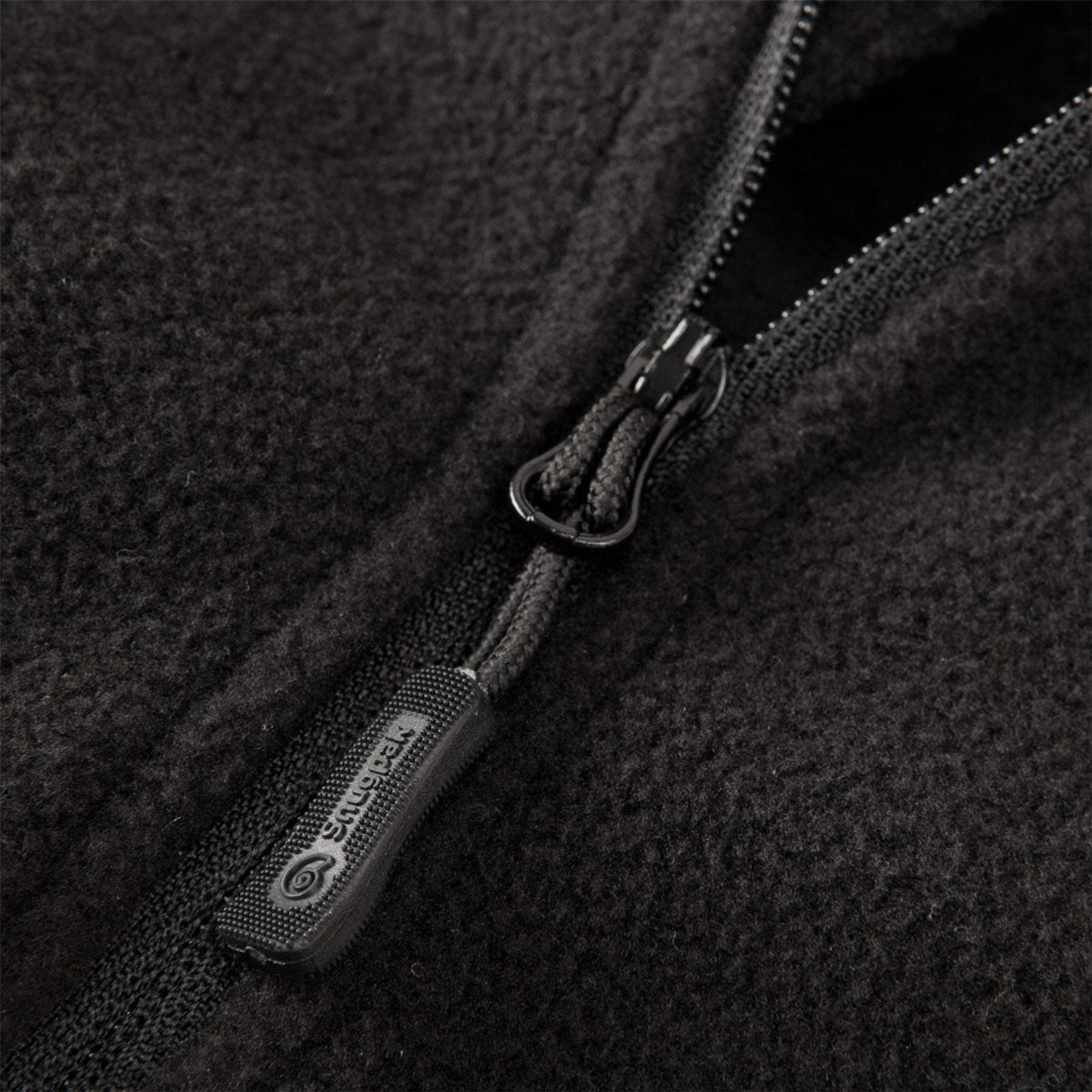 Snugpak IMPACT Fleece Jacket Soft Stand Up Collar Chin Guard 1/4 Zip Black