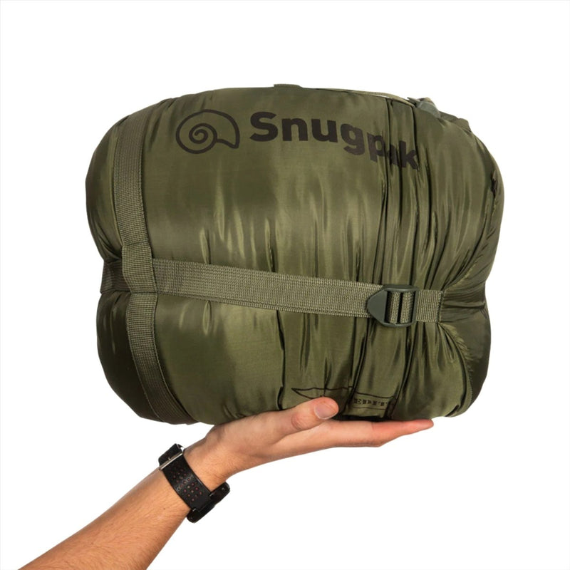 Snugpak Sleeper Expedition Winter Sleeping Bag Isofiber Left Side Zipper Olive