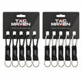 TAC MAVEN Tactical 5mm Aluminum Carabiner Clips 5 Pack Outdoor Camping Keychain