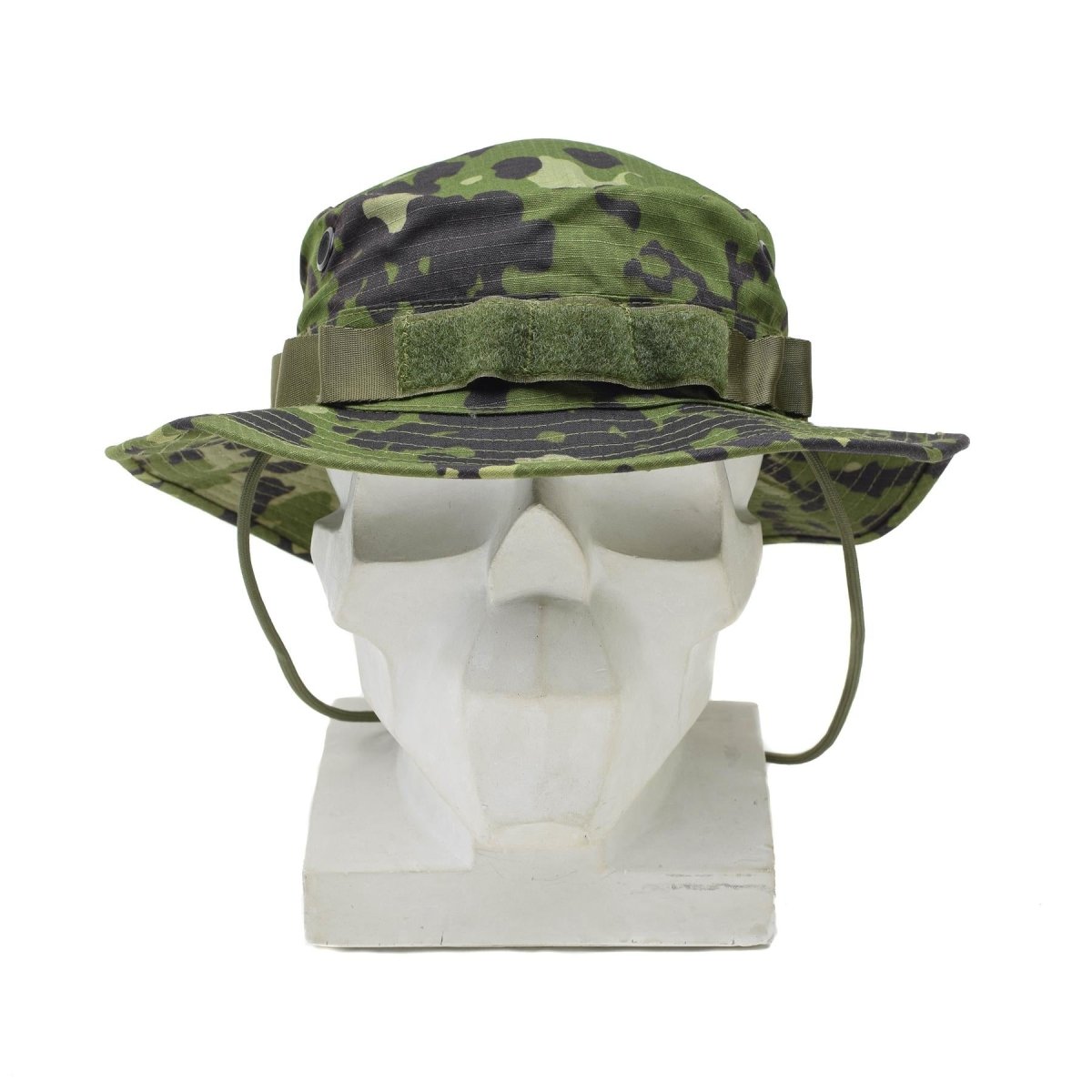 TACGEAR Brand Danish Army style Boonie hat M84 camo ripstop vent holes wide brim