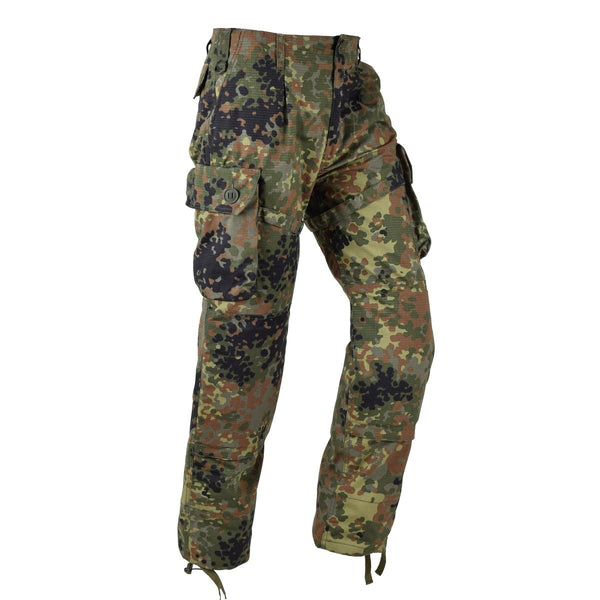 TACGEAR Brand German Army style field cargo combat pants flecktarn camo ripstop - GoMilitar
