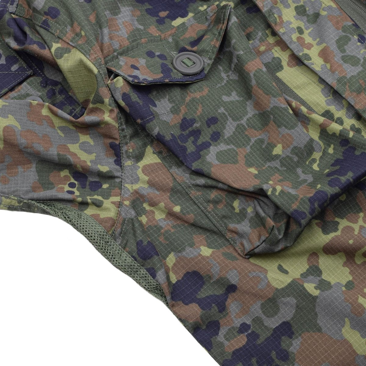 TACGEAR Brand German Military style field jacket commando troops flecktarn camo