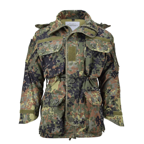TACGEAR Brand Military style commando smock jacket full - zip ripstop flecktran - GoMilitar