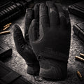 TAMREX Tactical Gloves Extremly Durable Synthetic Leather Good Grip Black