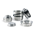 Tatonka Alcohol burner stove set outdoor cooking kit stainless steel pot stand