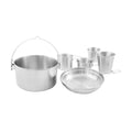 Tatonka Mini Set II compact camping cookware kit 6pcs stainless outdoor cooking