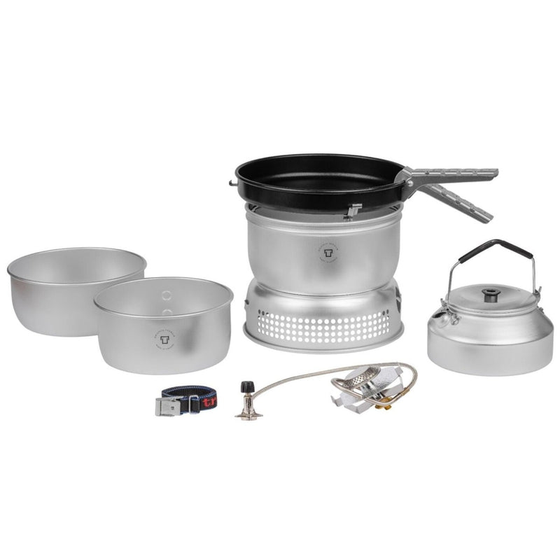 Trangia camping cooking stove set aluminum outdoor hiking pan pot windshield - GoMilitar