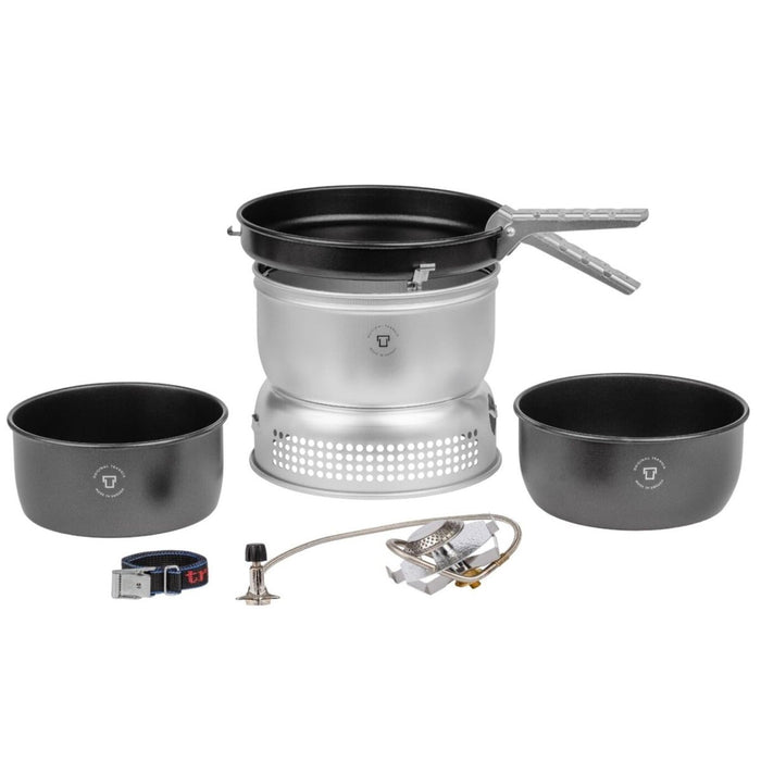 Trangia camping cookware stove set gas burner aluminum compact ultralight hiking - GoMilitar