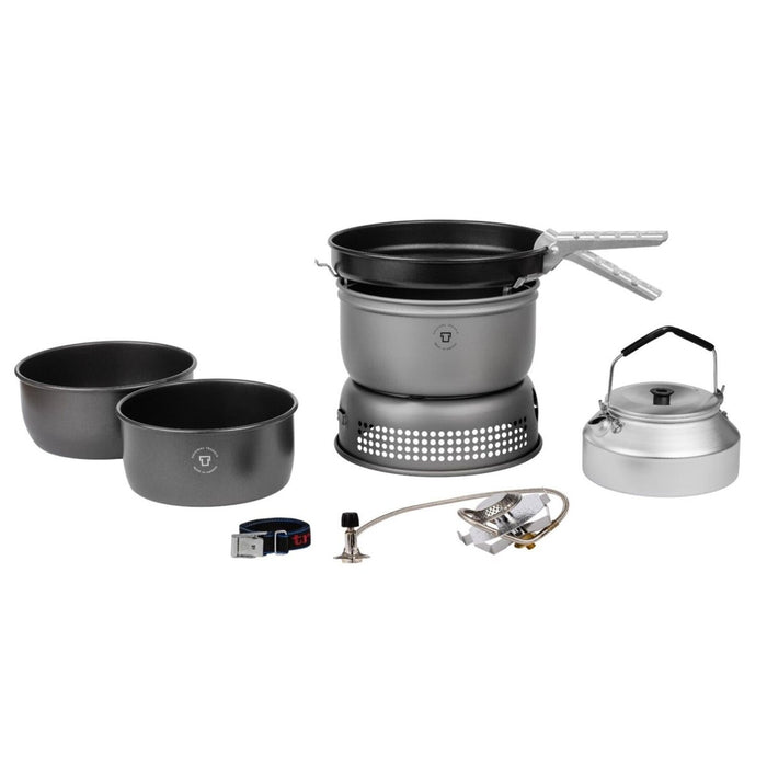 Trangia compact portable camping stove set hard anodized aluminum lightweight - GoMilitar