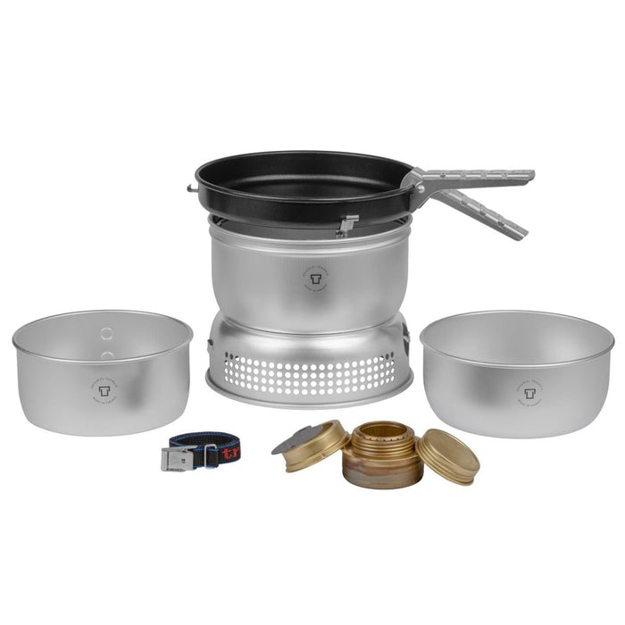 Trangia cooking stove set aluminum pan windshield petrol fuel burner backpacking - GoMilitar