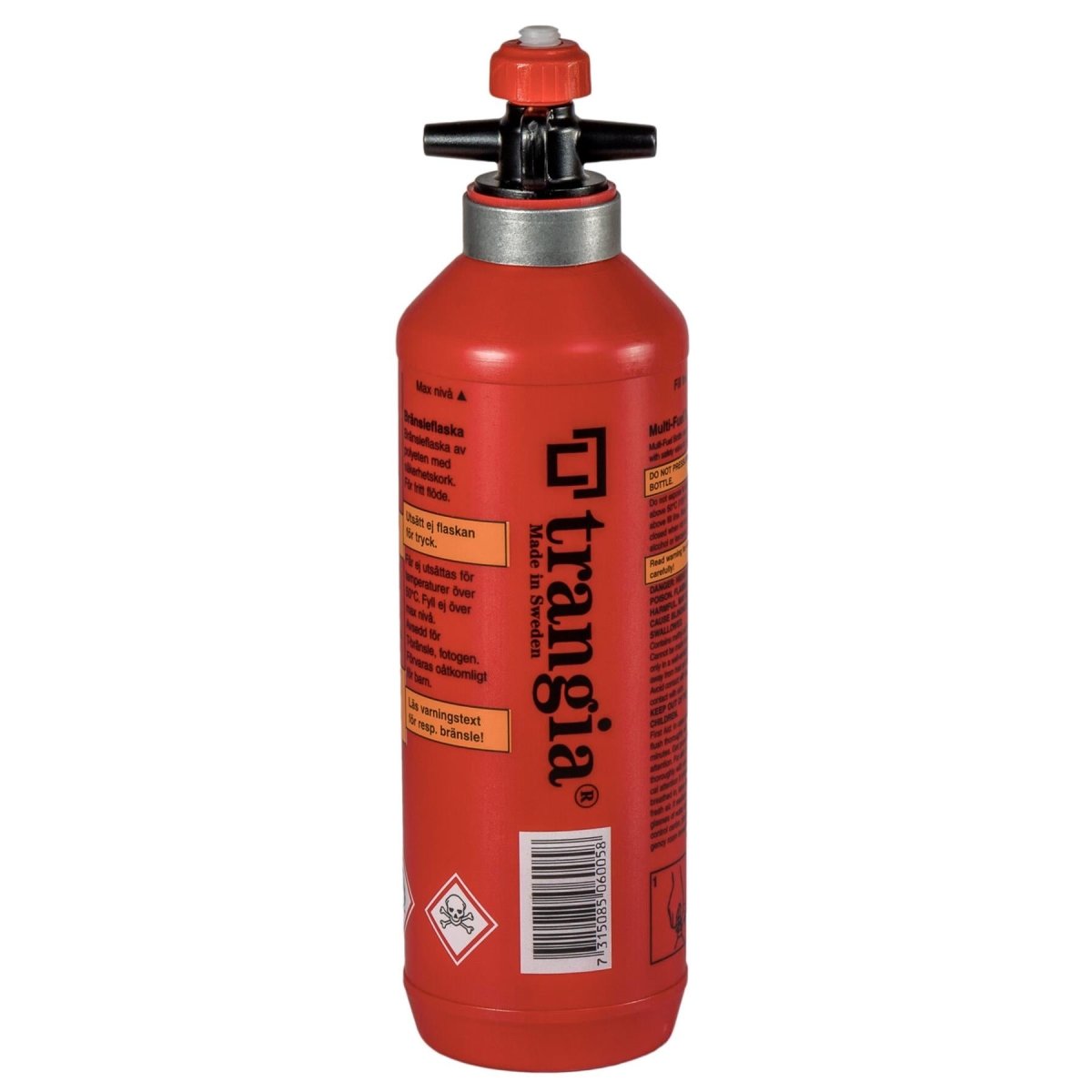 Trangia liquid fuel bottle petrol burner polyethylene flask outdoor camping Red