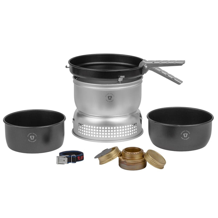 Trangia outdoor cooking system stove set liquid fuel burner non - stick frying pan - GoMilitar