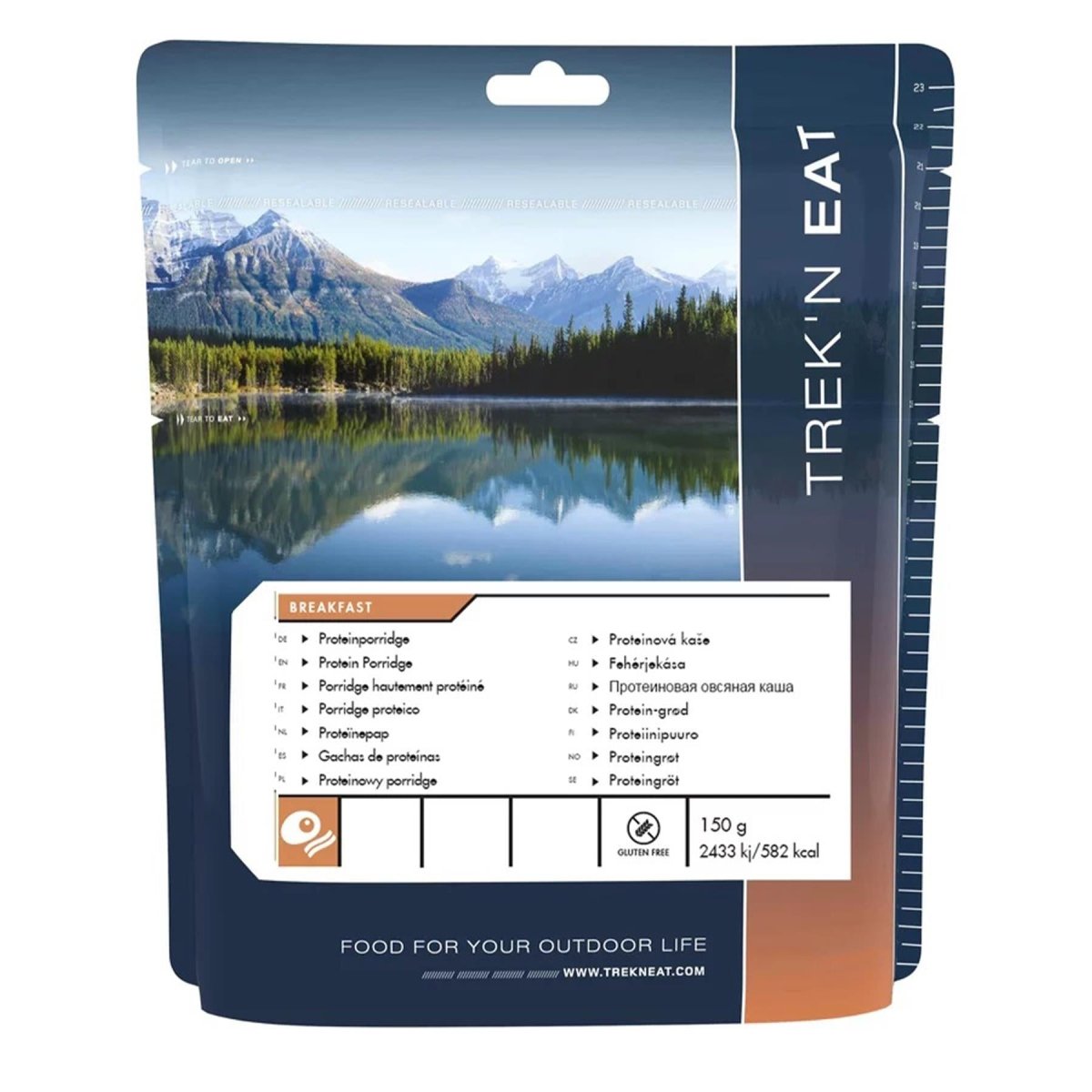 Trek'N Eat Breakfast meal Protein Porridge Dehydrated outdoor camping food
