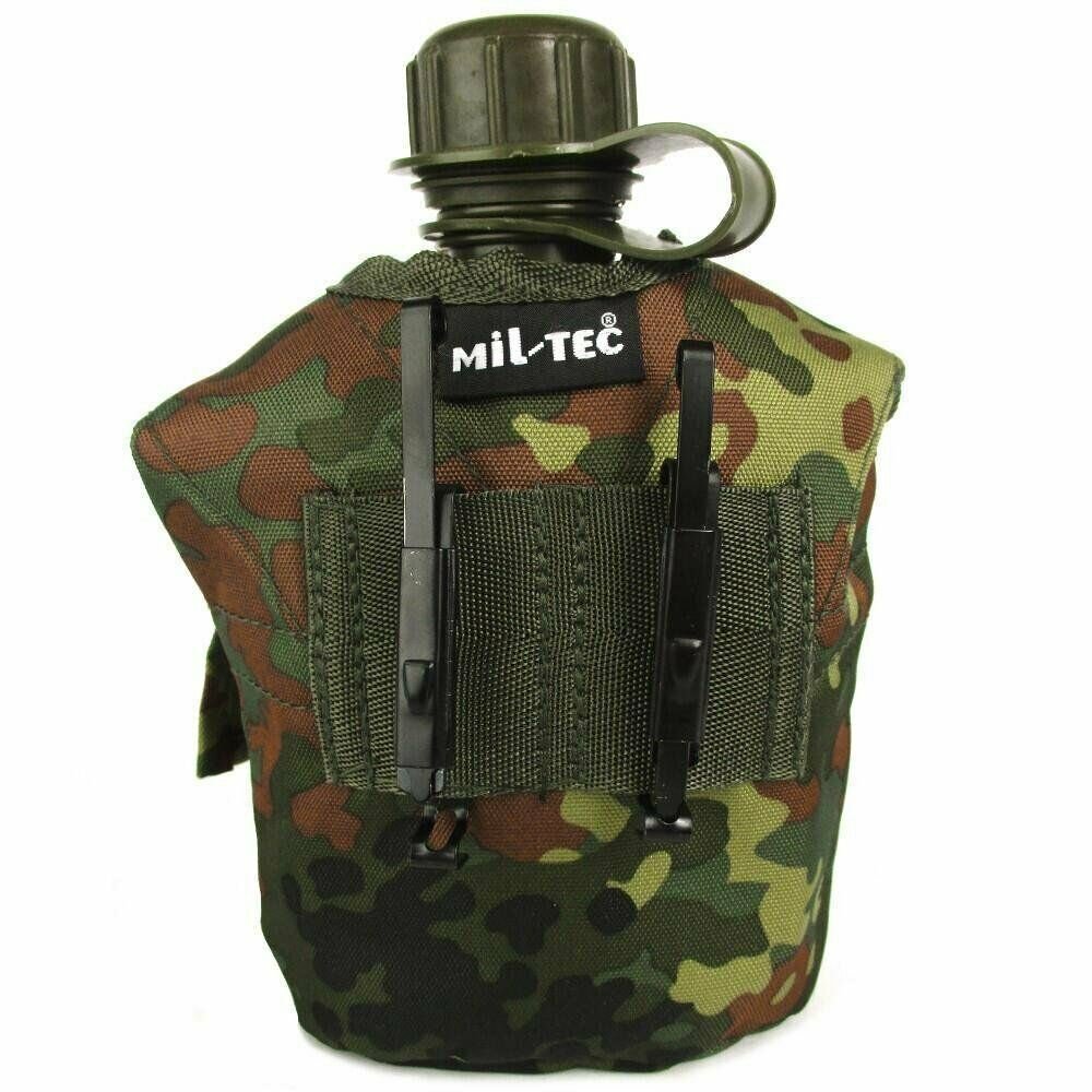 U.S. Army style canteen M1 water bottle with cover cup & alice clips US military