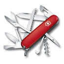 Victorinox Huntsman Multi Tool Knife 12 Functions Stainless Steel Red Handle - GoMilitar