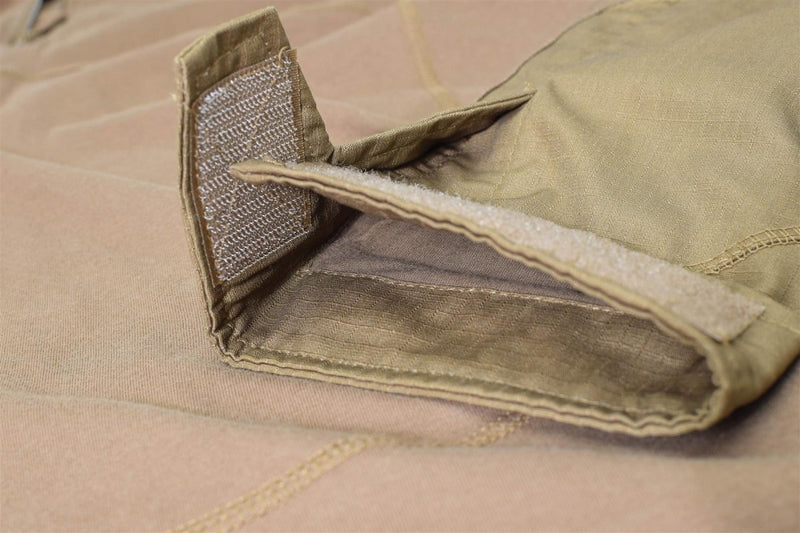 Mil-Tech Brand Military Style Troops combat shirts dark coyote color BDU reinforced cuffs